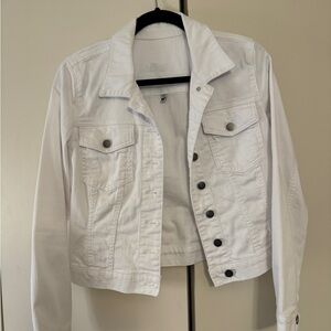 White denim jacket